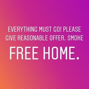 Massive moving sale!! Put in offer!